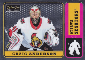 Hockey card Craig Anderson