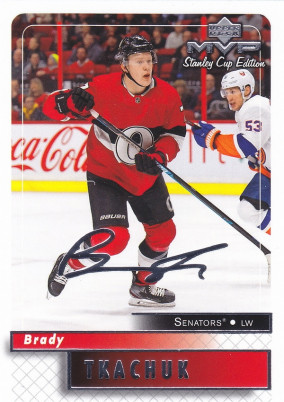 Hockey card Brady Tkachuk