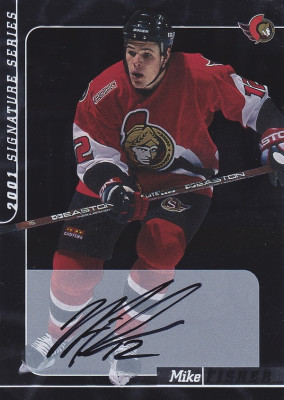 Hockey card Mike Fisher