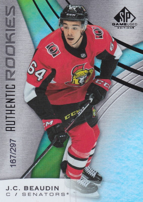 Hockey card J. C. Beaudin