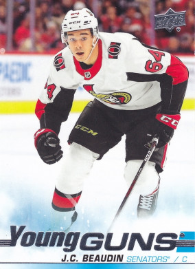 Hockey card J. C. Beaudin