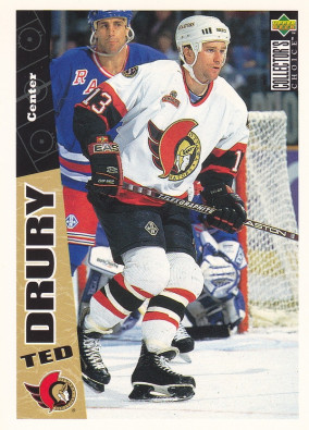 Hockey card Ted Drury