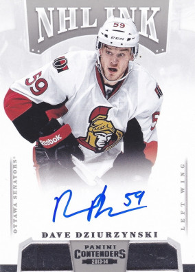 Hockey card Dave Dziurzynski