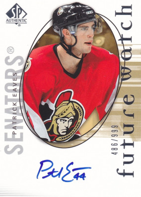 Hockey card Patrick Eaves