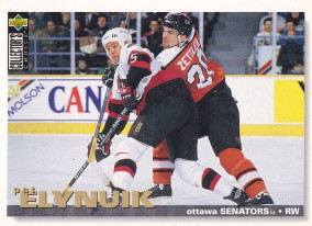 Hockey card Pat Elynuik