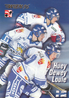Hockey card Huey Dewey Louie