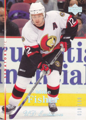 Hockey card Mike Fisher