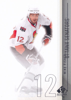 Hockey card Mike Fisher