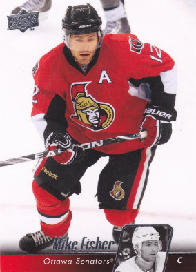 Hockey card Mike Fisher