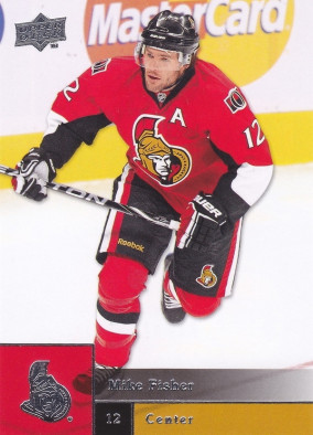 Hockey card Mike Fisher