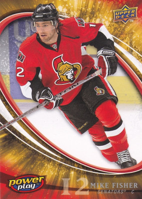 Hockey card Mike Fisher