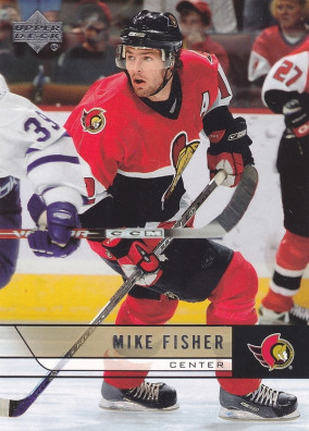 Hockey card Mike Fisher