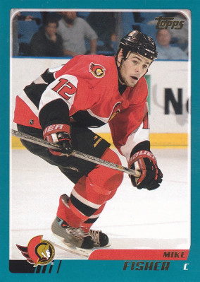 Hockey card Mike Fisher
