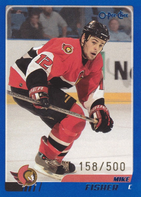 Hockey card Mike Fisher