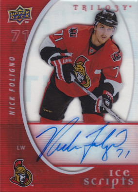 Hockey card Nick Foligno