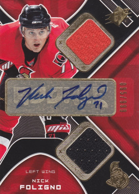 Hockey card Nick Foligno 