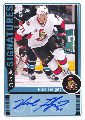 Hockey card Nick Foligno