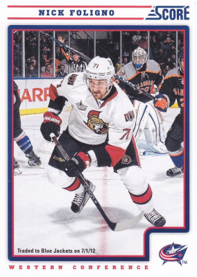 Hockey card Nick Foligno