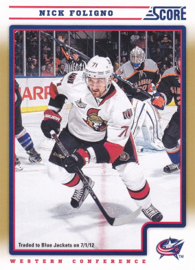 Hockey card Nick Foligno
