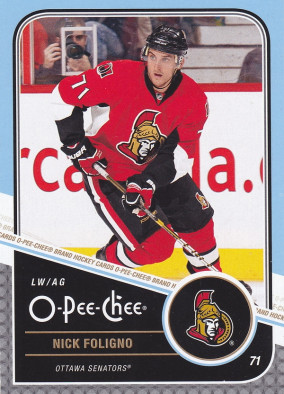 Hockey card Nick Foligno