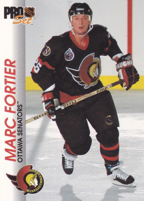Hockey card Marc Fortier