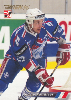 Hockey card Serge Poudrier