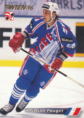 Hockey card Christian Pouget