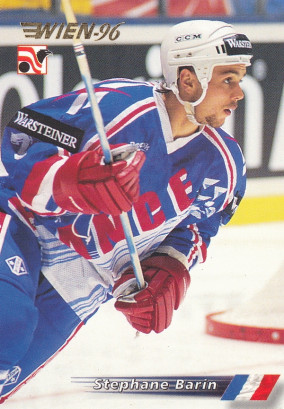Hockey card Stephane Barin