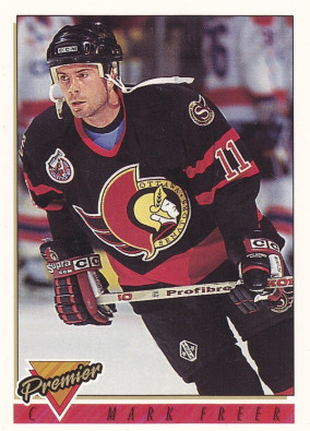 Hockey card Mark Freer
