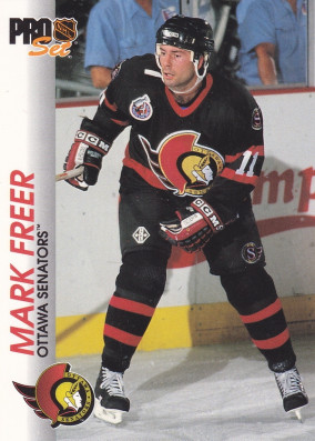 Hockey card Mark Freer
