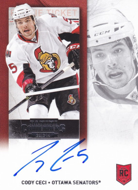 Hockey card Cody Ceci