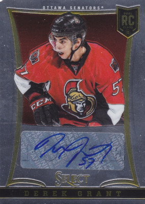 Hockey card Derek Grant