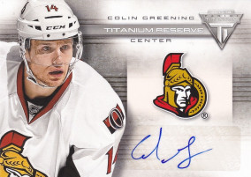 Hockey card Colin Greening
