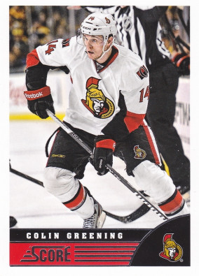 Hockey card Colin Greening