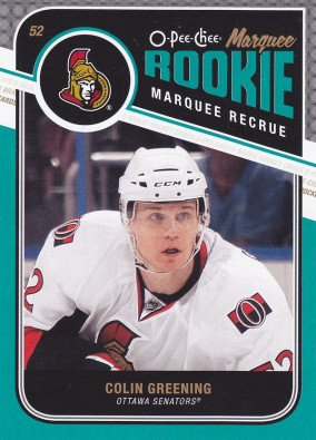 Hockey card Colin Greening