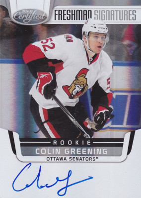 Hockey card Colin Greening