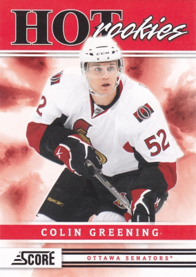 Hockey card Colin Greening