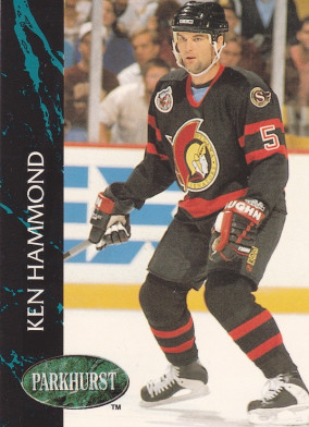 Hockey card Ken Hammond