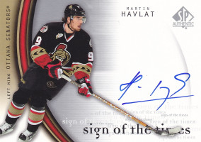 Hockey card Martin Havlat