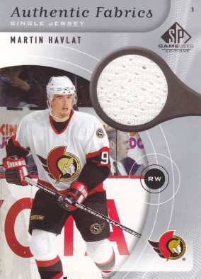 Hockey card Martin Havlat
