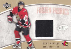 Hockey card Dany Heatley