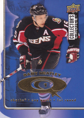 Hockey card Dany Heatley