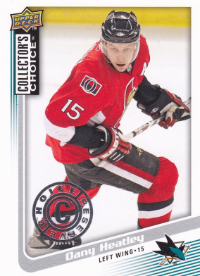 Hockey card Dany Heatley