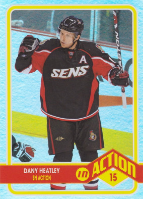 Hockey card Dany Heatley