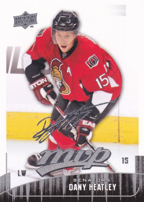 Hockey card Dany Heatley