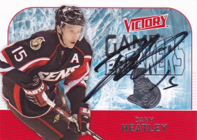 Hockey card Dany Heatley