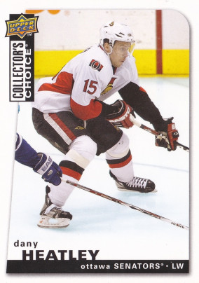 Hockey card Dany Heatley