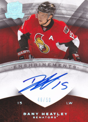 Hockey card Dany Heatley