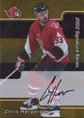 Hockey card Chris Herperger