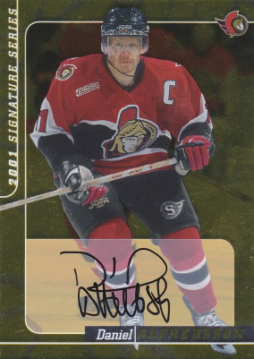 Hockey card Daniel Alfredsson